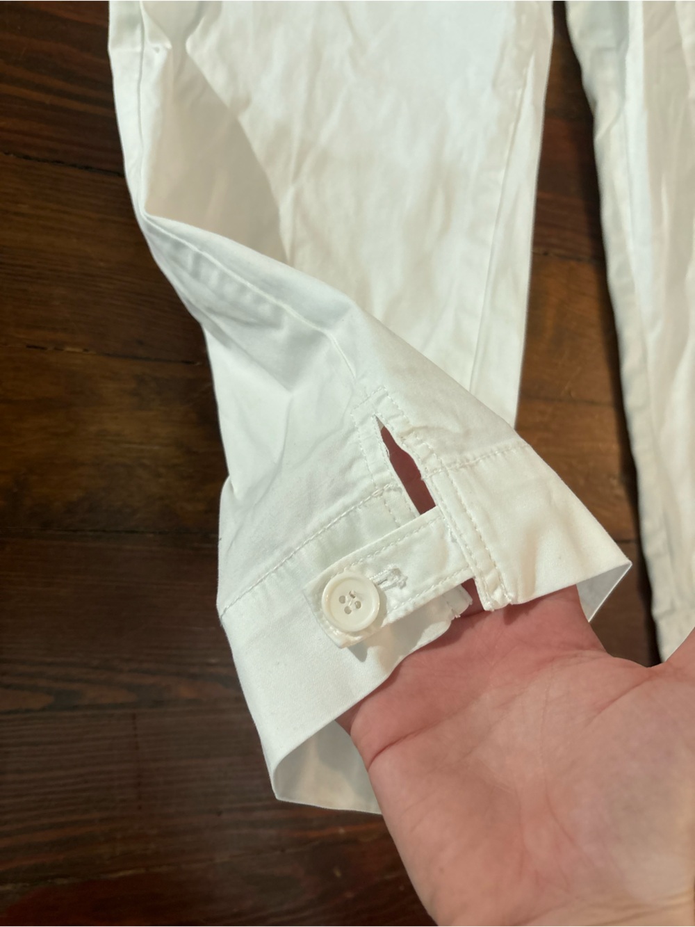 Talbots white the perfect skimmer ankle button pants trousers size 12 - Picture 2 of 4